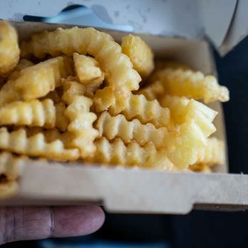 Shake Shack Ice Blocks - crinkle fries. - Burgers Near Me - Sacramento, California Shake Shack Ice Blocks - crinkle fries. - Burgers Near Me - Sacramento, California