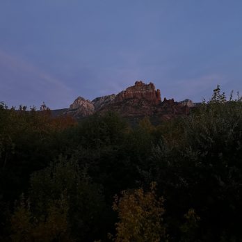 Hideaway House - The view from our table - Pizza Near Me - Sedona, Arizona Hideaway House - The view from our table - Pizza Near Me - Sedona, Arizona