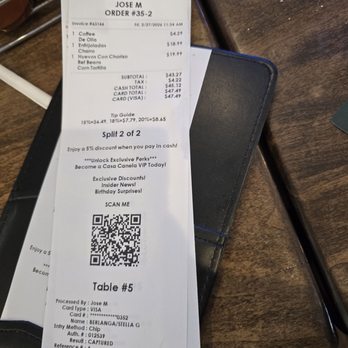 Casa Canela - Ticket for two - Mexican Near Me - Stevenson Ranch, California
