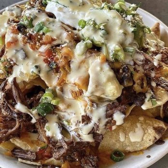 Blanco Cocina + Cantina - Nachos con Queso Blanco and pork carnitas - Tacos Near Me - Denver, Colorado