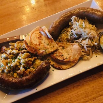 Jealous Monk - Sausage platter - Beer Gardens Near Me - Mystic, Connecticut