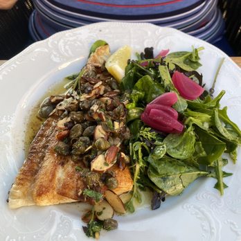 Gamle Raadhus Restaurant - Plaice (flounder). The fish was well prepared, but my friend found it too salty - Scandinavian Near Me - Oslo, 03