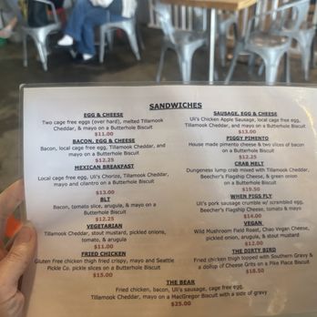 Honest Biscuits - Some seating in the menu - Bakeries Near Me - Seattle, Washington Honest Biscuits - Some seating in the menu - Bakeries Near Me - Seattle, Washington
