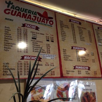 Guanajuato - Menu -- everything is yum - Mexican Near Me - Denton, Texas Guanajuato - Menu -- everything is yum - Mexican Near Me - Denton, Texas