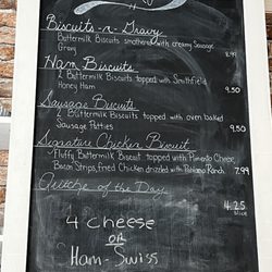 Coastal Baking - Breakfast menu
