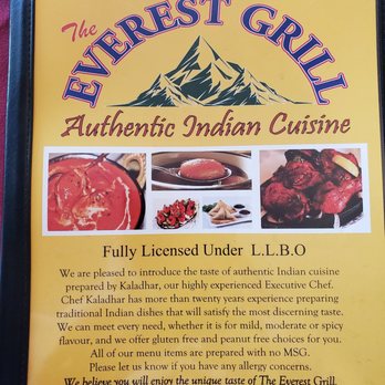 Everest Grill - The Everest Grill menu - Indian Near Me - Brantford, Ontario Everest Grill - The Everest Grill menu - Indian Near Me - Brantford, Ontario