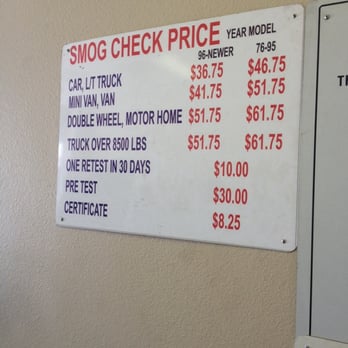 Sang's Smog - Current prices as of 2/25/14 - Smog Check Stations Near Me - Anaheim, California Sang's Smog - Current prices as of 2/25/14 - Smog Check Stations Near Me - Anaheim, California