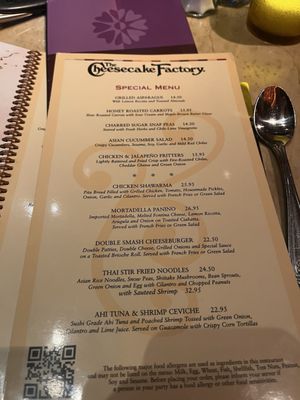 Menu photo 3 The Cheesecake Factory North York, ON