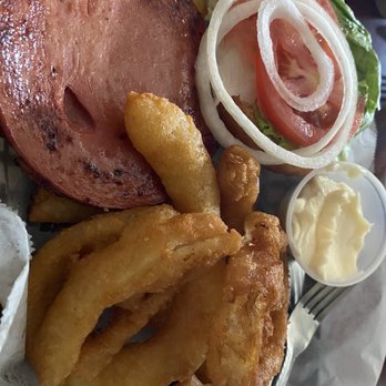 Good Times Cafe - Fried bologna and onion rings - American Near Me - Buchanan, Virginia