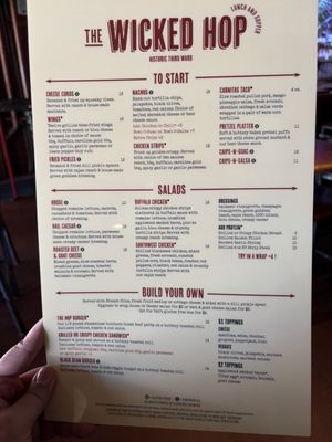 Menu photo 2 The Wicked Hop Milwaukee, WI Menu photo 2 The Wicked Hop Milwaukee, WI
