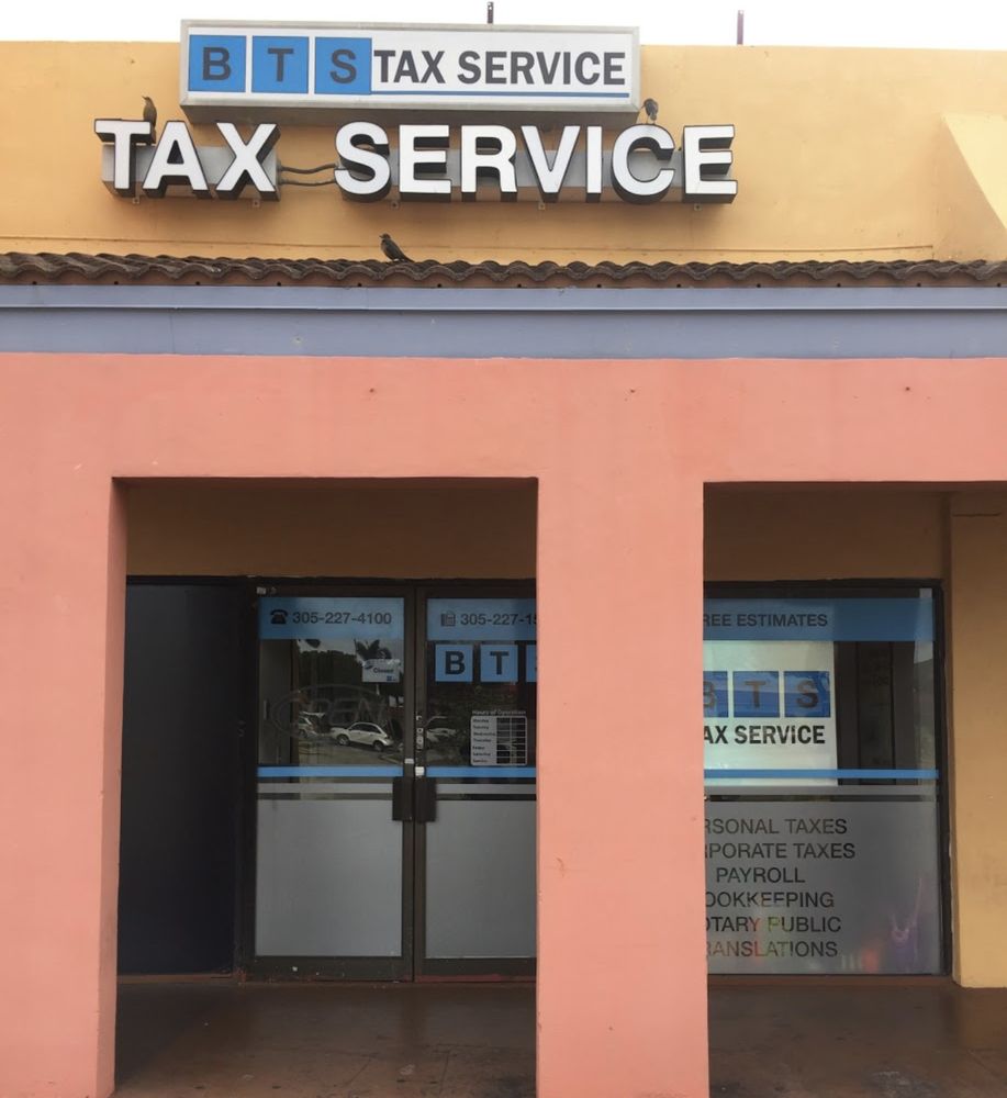 BTS TAX SERVICE 119 SW 107th Ave, Miami, Florida Bookkeepers