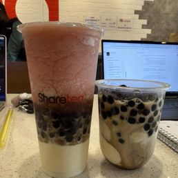 Strawberry Ice Blended W/ Lychee & Ice Cream Pearl Ice Cream (Flavors)