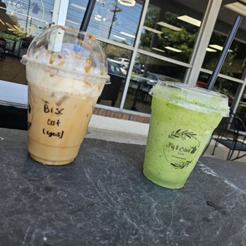Fig and Olive Cafe - Mint lemonade and biscoff coffee - Desserts Near Me - Greensboro, North Carolina Fig and Olive Cafe - Mint lemonade and biscoff coffee - Desserts Near Me - Greensboro, North Carolina