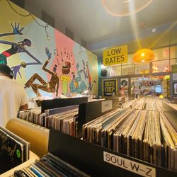 Rooky Ricardo's Records - Someone listening to tunes