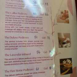 No 1 Nail & Spa - I guess the tip is included now in the prices???