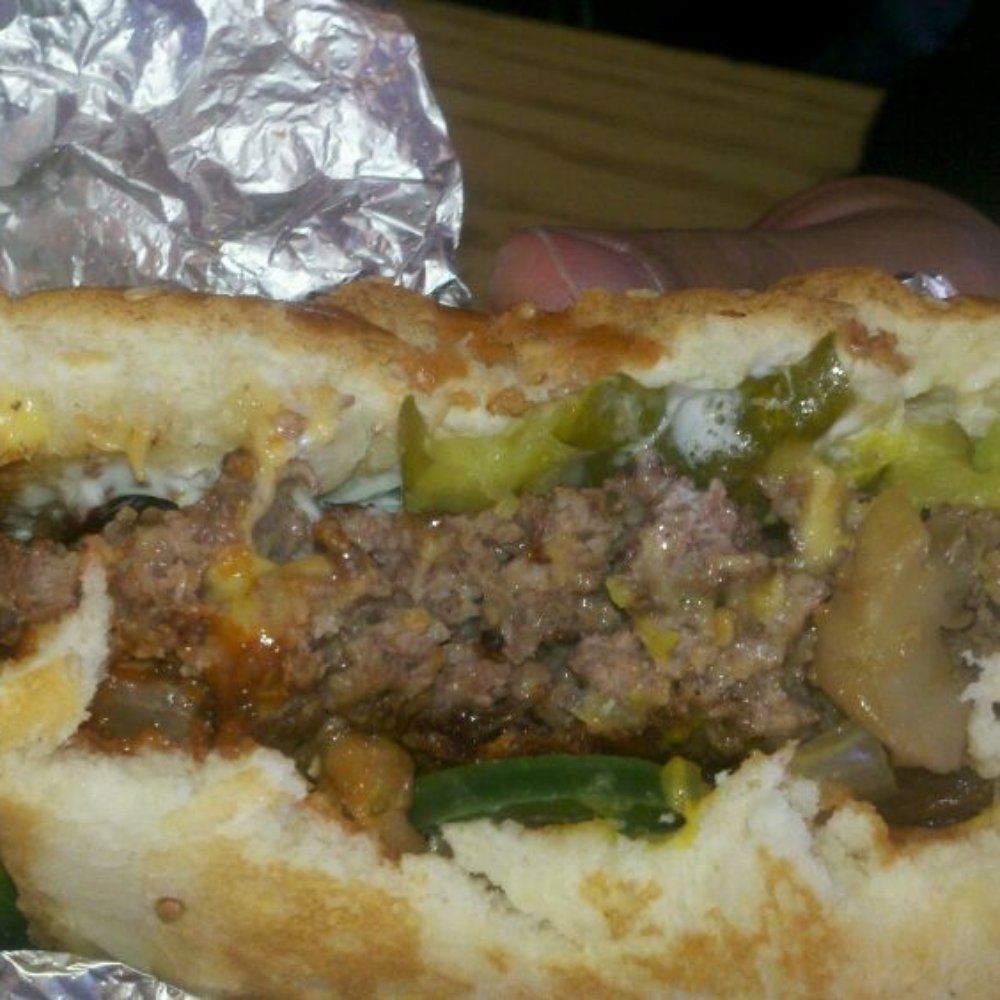 Five Guys - $6.49 Bacon Cheeseburger (double pattie) no tomato & everything else (1/21/12) - Fast Food Near Me - Hayward, California Five Guys - $6.49 Bacon Cheeseburger (double pattie) no tomato & everything else (1/21/12) - Fast Food Near Me - Hayward, California