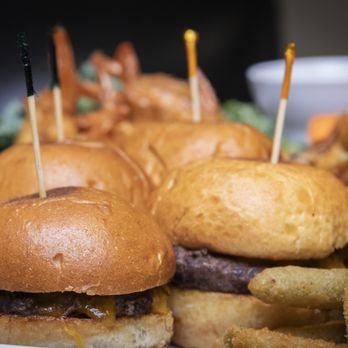 The Lodge - Sliders and battered green beans. - American Near Me - Rancho Cordova, California The Lodge - Sliders and battered green beans. - American Near Me - Rancho Cordova, California