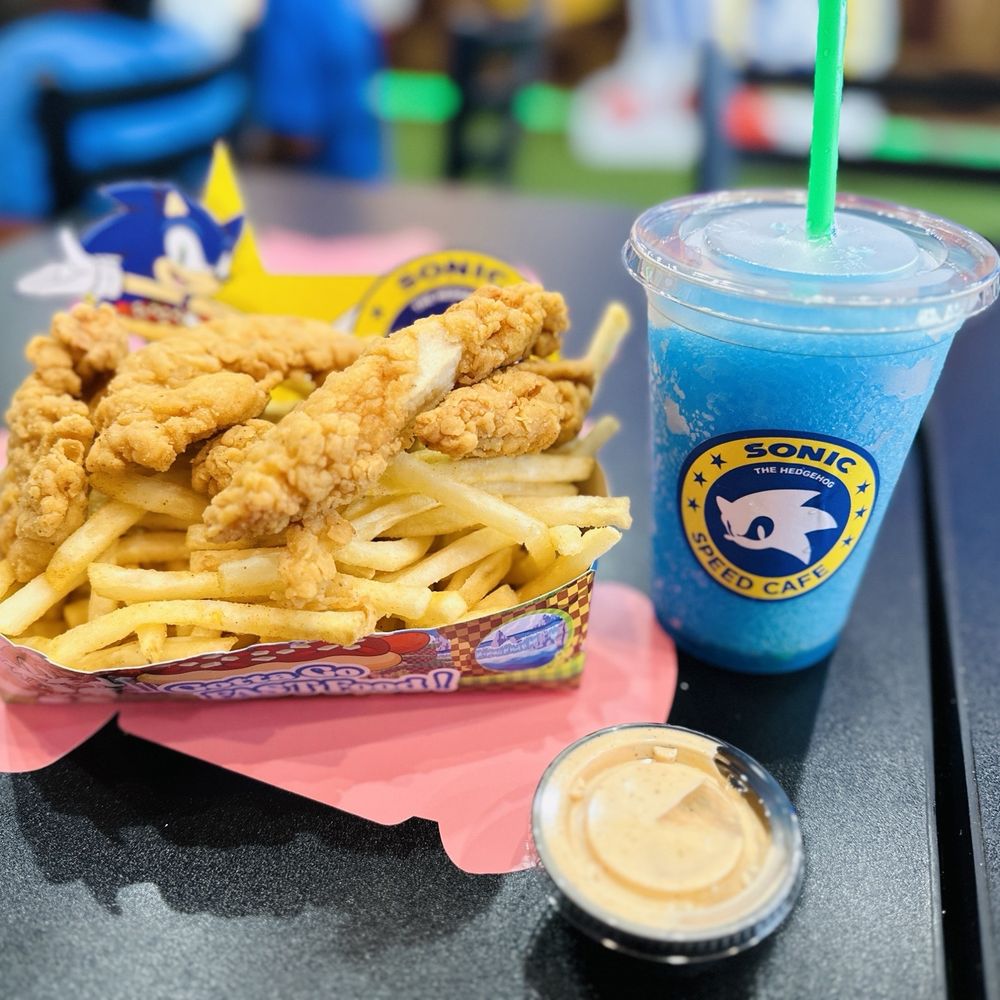 Sonic The Hedgehog Speed Cafe - Fast Food Near Me - Katy, Texas Sonic The Hedgehog Speed Cafe - Fast Food Near Me - Katy, Texas