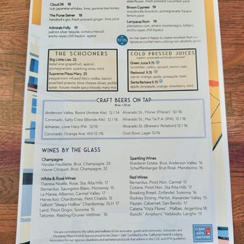 Schooners Monterey - The menu - Seafood Near Me - Monterey, California Schooners Monterey - The menu - Seafood Near Me - Monterey, California