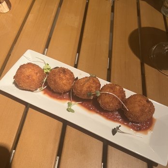 Cinco Restaurant - mac and cheese croquetas - Puerto Rican Near Me - Aguadilla, Puerto Rico