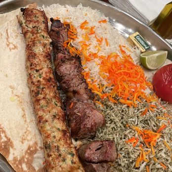 Kabobi Grill - Chicken koubideh and lamb shish kabob - Mediterranean Near Me - Chicago, Illinois