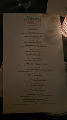 Menu photo 4 Tavern Next Door Brooklyn, NY