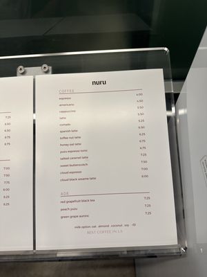 Menu photo 3 Nuru Coffee Los Angeles, CA Menu photo 3 Nuru Coffee Los Angeles, CA