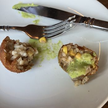 Coda Di Volpe - Corn & Truffle Arancini - Pizza Near Me - Chicago, Illinois Coda Di Volpe - Corn & Truffle Arancini - Pizza Near Me - Chicago, Illinois