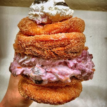 Jelly Donut - Cronut, with blueberry cheesecake inside. - Donuts Near Me - Fairfield, California