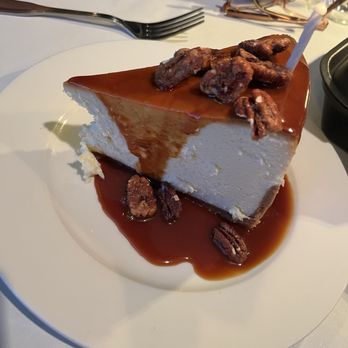 Epic Chophouse - Cheesecake with caramel and pralines - Steakhouses Near Me - Mooresville, North Carolina