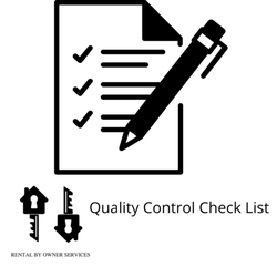 Rental By Owner Services - Quality Control Inspections before and after each guest.
