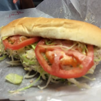 The Hero House - 7 1/2 inch tuna. My 12 year old finished the whole thing and loved every messy bite! - Sandwiches Near Me - Wooster, Ohio