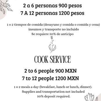 Olotl Cocina - Pricing details - Personal Chefs Near Me