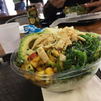 FOB Poke Bar- Seattle - I think I may have overdid it...  Where'd the fish go? - Poke Near Me - Seattle, Washington