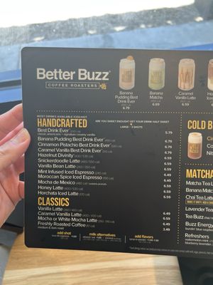 Menu photo 4 Better Buzz Coffee Riverside Riverside, CA Menu photo 4 Better Buzz Coffee Riverside Riverside, CA