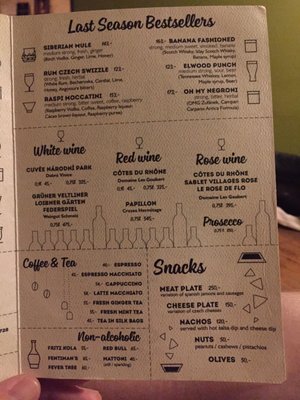 Menu photo 2 Bitter Bar Prague, PR