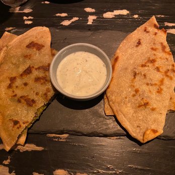 Lapis - Brunch Bolani ($16): Leek Cilantro and Beef - Afghan Near Me - Washington, DC, District of Columbia