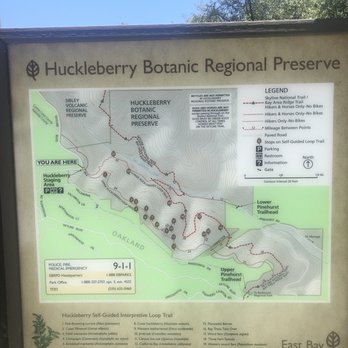 Huckleberry Botanic Regional Preserve - Map of preserve - Parks Near Me - Oakland, California Huckleberry Botanic Regional Preserve - Map of preserve - Parks Near Me - Oakland, California