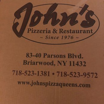 John's Pizzeria & Restaurant - Johns Pizza - Pizza Near Me - Jamaica, New York