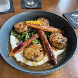 Scallop dinner Scallop dinner