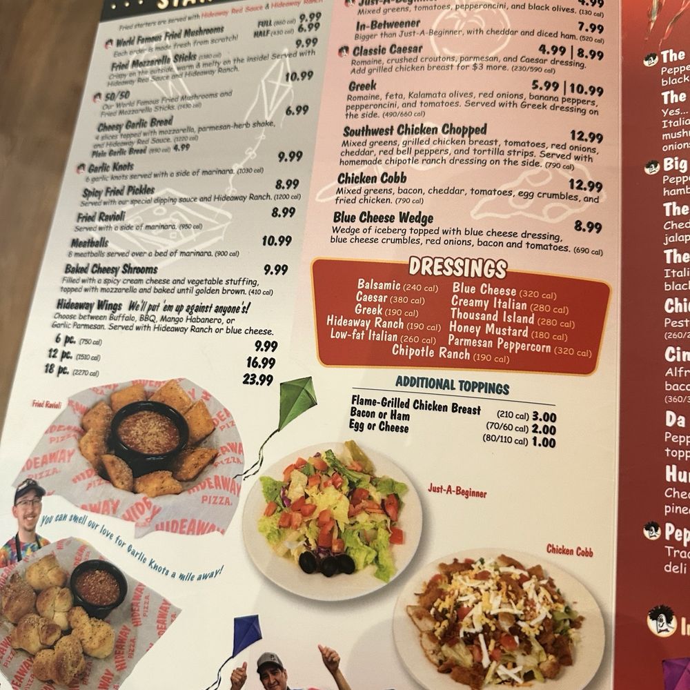 Hideaway Pizza - Menu - Pizza Near Me - Plano, Texas Hideaway Pizza - Menu - Pizza Near Me - Plano, Texas