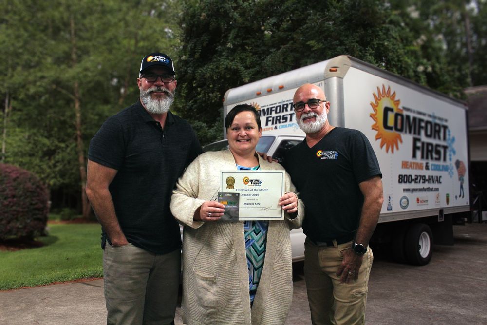 Slide of Comfort First Heating and Cooling