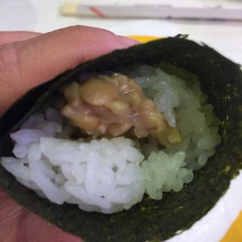 Genki Sushi - Natto hand roll - Japanese Near Me - Aiea, Hawaii