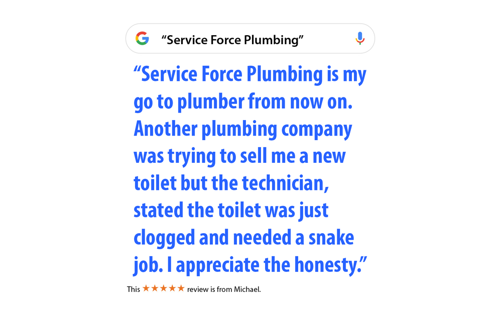 Slide of Service Force Plumbing