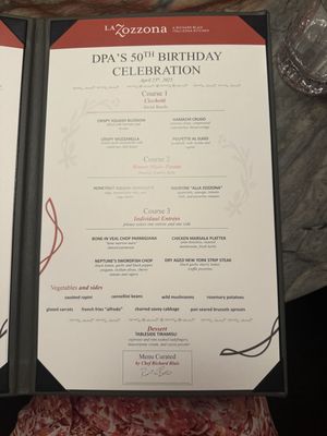 Menu photo 2 La Zozzona Scottsdale, AZ Menu photo 2 La Zozzona Scottsdale, AZ