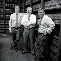 Wampler & Passanise Law Offices - In this picture is our full legal team (from left to right) Scott Pierson, Dee Wampler, and Joseph Passanise.