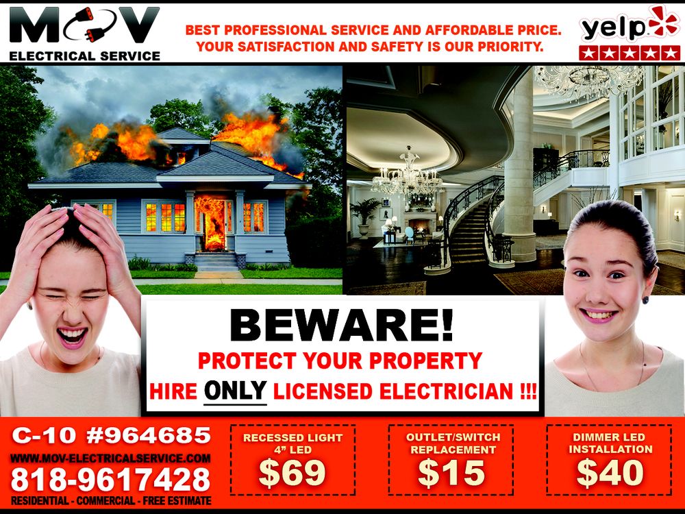 Slide of MOV Electrical Services