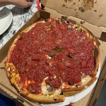 Baked - Sears Tower 14" Deep Dish - Pizza Near Me - Fort Myers, Florida
