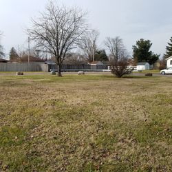 View of the northwest side of the park with boulders