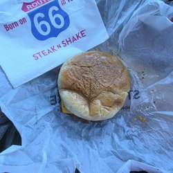 Steak ’n Shake - Steak n Shake Double Garlic Burger.
